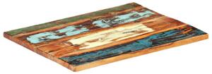 Prostokątny blat stołu 70x80 cm 25-27 mm, lite drewno z odzysku