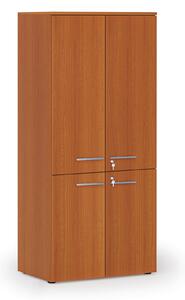 Szafa biurowa pół-drzwi PRIMO WOOD, 800 x 500 x 1781 mm, czereśnia