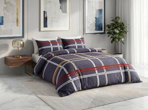 Pościel z mikrofibry TARTAN ciemnoniebieski Rozmiar pościeli: 2 szt 70 x 80 cm | 160 x 200 cm