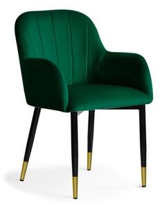 Darmowa dostawa Krzesło tapicerowane TULIP zielone