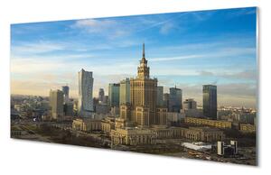 Obraz na szkle Warszawa Panorama wieżowce
