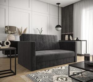 Darmowa dostawa Kanapa Sofa Luna 3 z funkcją spania 150 cm Dark grey