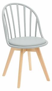Szare krzesło patyczak - Malene 2X