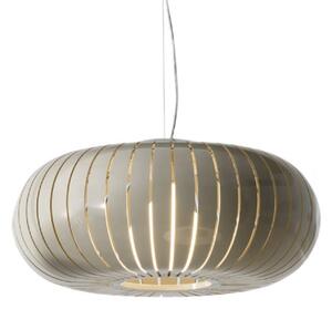 Lampa Wisząca Kartell, Teresa, szary, salon, tworzywo sztuczne, design