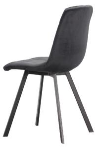 MebleMWM Krzesło czarne ART820C welur