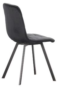 MebleMWM Krzesło czarne ART820C welur