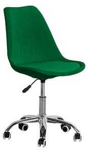 MebleMWM Krzesło obrotowe ART235C/ welur, zielony