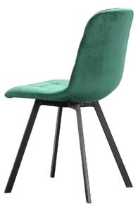 EMWOmeble Krzesło welurowe zielone ART820