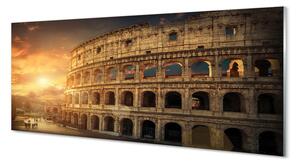 Obraz na szkle Rzym Koloseum zachód słońca