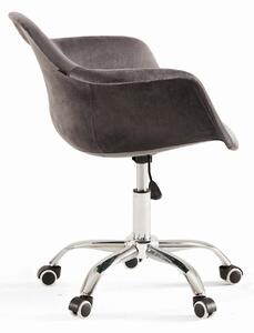 MebleMWM Krzesło obrotowe ART105C szary welur