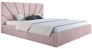 Podwójne łóżko z pojemnikiem 140x200 Senti 2X - 48 kolorów