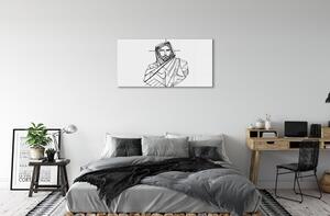 Obraz na szkle Rysunek Jezus
