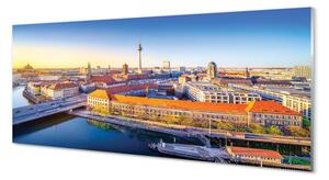 Obraz na szkle Niemcy Berlin rzeka mosty