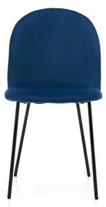 Krzesło minimalistyczne niebieskie ZL-1516 WELUR