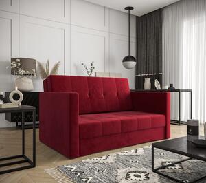 Darmowa dostawa Kanapa Sofa "Tola" 3 z funkcją spania 150 cm Red