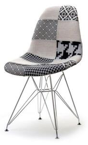 Designerskie krzesło do jadalni mpc rod tap patchwork 2