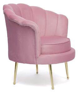 MebleMWM Sofa muszelka + 2 fotele ELIF / różowy #12