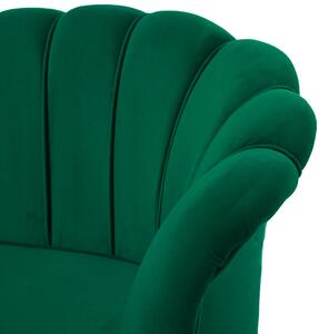 EMWOmeble Fotel muszelka zielony ▪️ Glamour ▪️ ELIF ▪️ Welur #20