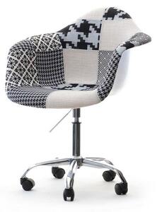 Krzesło obrotowe tapicerowane mpa move tap patchwork 2