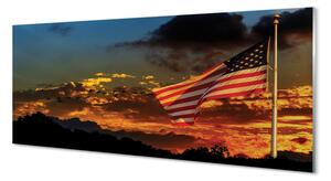 Obraz na szkle Flaga Stany zjednoczone