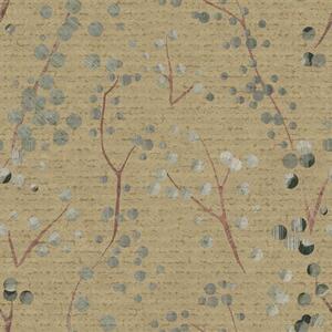 Tapety Abstrakcyjny wzór botaniczny z okręgami, Tapety Z kwiatami, a01126 : Uwalls.pl