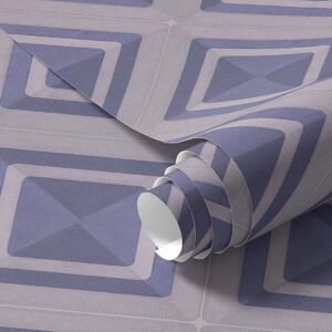 Tapety Geometryczny wzór rombów w odcieniach niebieskiego, Tapety Abstrakcyjne, a01128v1 : Uwalls.pl