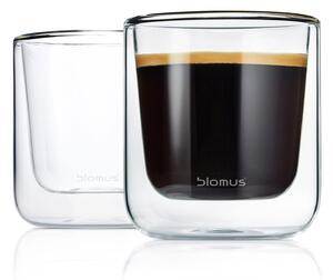 Blomus Zestaw szklanek termicznych do kawy 200 ml NERO
