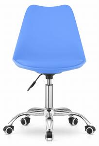 MebleMWM Krzesło obrotowe MSA009 | Niebieski | Outlet
