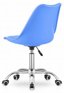 MebleMWM Krzesło obrotowe biurowe MSA009 niebieskie