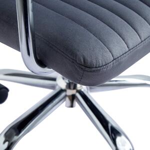 MebleMWM Krzesło obrotowe welurowe HARIS 2 (DC-6096S) / szare #21