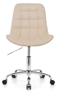 EMWOmeble Krzesło obrotowe welurowe CL-590-3 beżowe