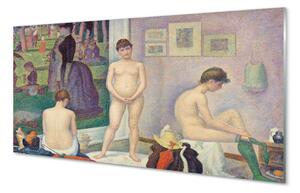 Obraz na szkle Modelki - Georges Seurat