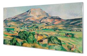 Szklany Panel Góra Świętej Wiktorii - Cézanne