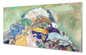 Obraz na szkle Dziecko (kołyska) - Gustav Klimt