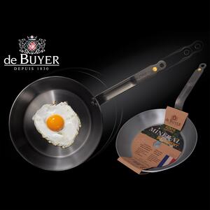 Stalowa patelnia do omletów Mineral B Element Ø 24 cm de Buyer