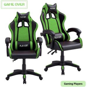 Fotel GAMINGOWY Extreme Players Green