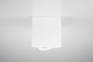 PP Design P 201 PLAFON NOWOCZESNA LAMPA SUFITOWA OPRAWA NATYNKOWA ALUMINIUM BIAŁY PAR16 GU10 LED