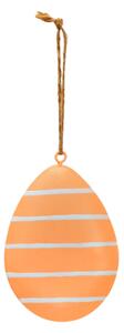 Wiszące metalowe jajko PASTEL EGG - różne kolory Kolor: Pomarańczowy