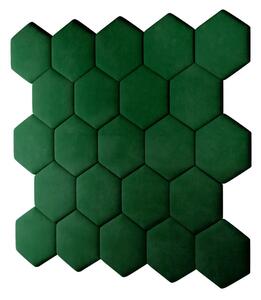 Yrke - Panel Tapicerowany Hexagon 3d - Zielony