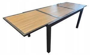 DUŻY STÓŁ OGRODOWY -160/240 cm - ULTRA LEKKI 21kg - ALUMINIOWY trwały i solidny
