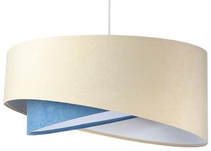 Beżowo-biała skandynawska lampa wisząca - EX998-Olida