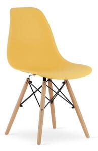 Krzesło Enzo Dsw Paris bukowe nogi żółte