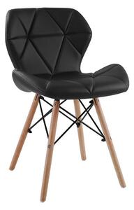 Krzesło Eliot Dsw Paris bukowe nogi czarne