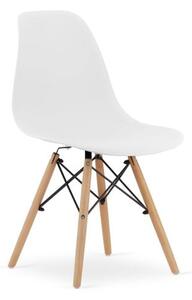 Krzesło Enzo Dsw Paris bukowe nogi białe
