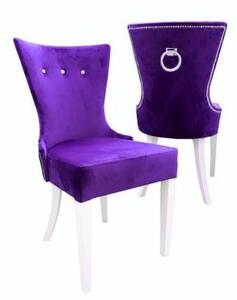 Eleganckie krzesło pikowane tapicerowane do salonu LIND
