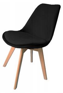 Krzesło Dior welurowe velvet czarne