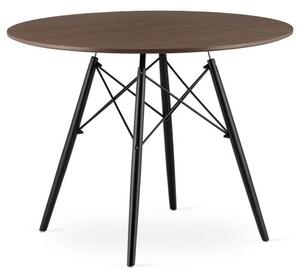 Stół okrągły w stylu skandynawskim Paris Todi 100x75 jesion