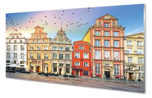 Obraz na szkle Gdańsk Stare miasto budynki