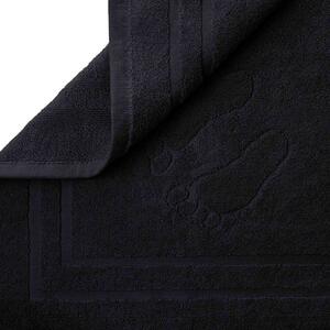 Bawełniany dywanik łazienkowy 50x70 czarny Mondo 650g/m2