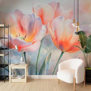 Fototapety Tulipany, Fototapety Akwarele, w05467 : Uwalls.pl